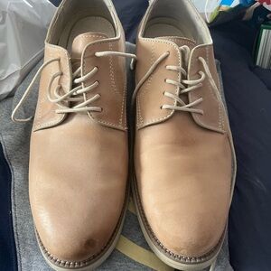 Bass Men's Light Tan Oxfords
